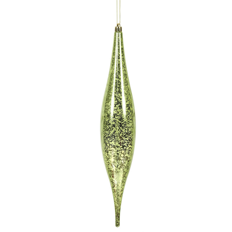 Ornement de Noël 13 "Mercury Rain Drop, Céladon