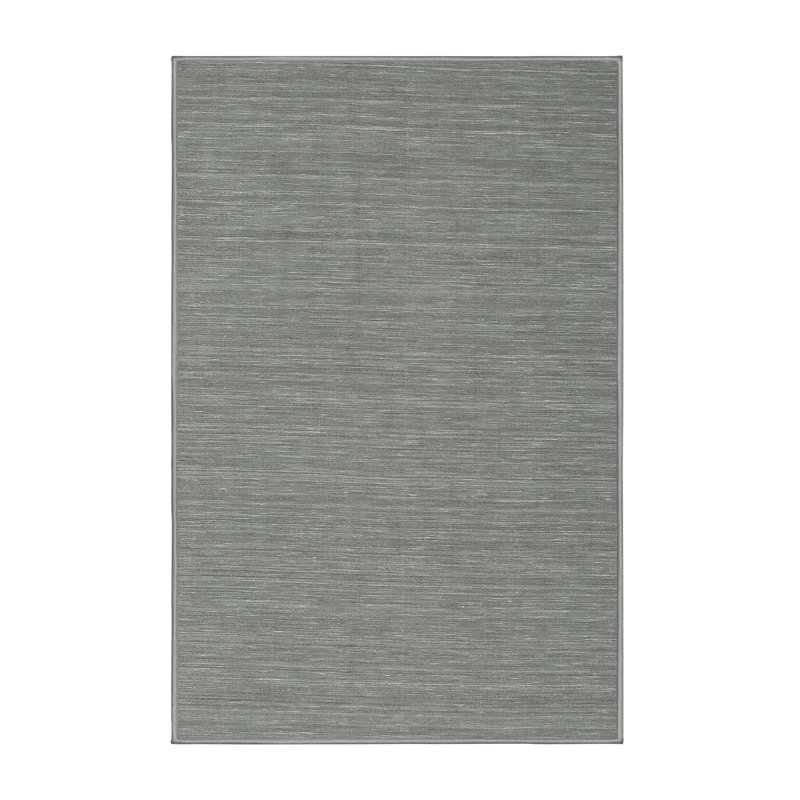 Tapis gris zone contemporaine, Rectangle 5 pi x 7 pi