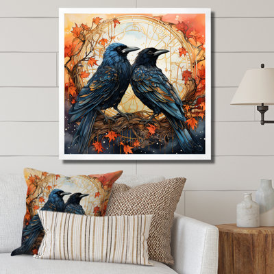 Crow Celestial Rulers II - Landscapes Canvas Prints