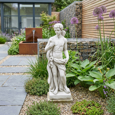 HECTOR Hunter Boy 83cm White Stone Effect