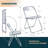 Lawrence Folding Chair Stackable Dining Accent Chair with Frame Kitchen Chair-59723045-91075919