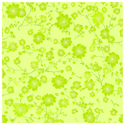 Couvre-lit matelassé vert à motif floral toutes tailles