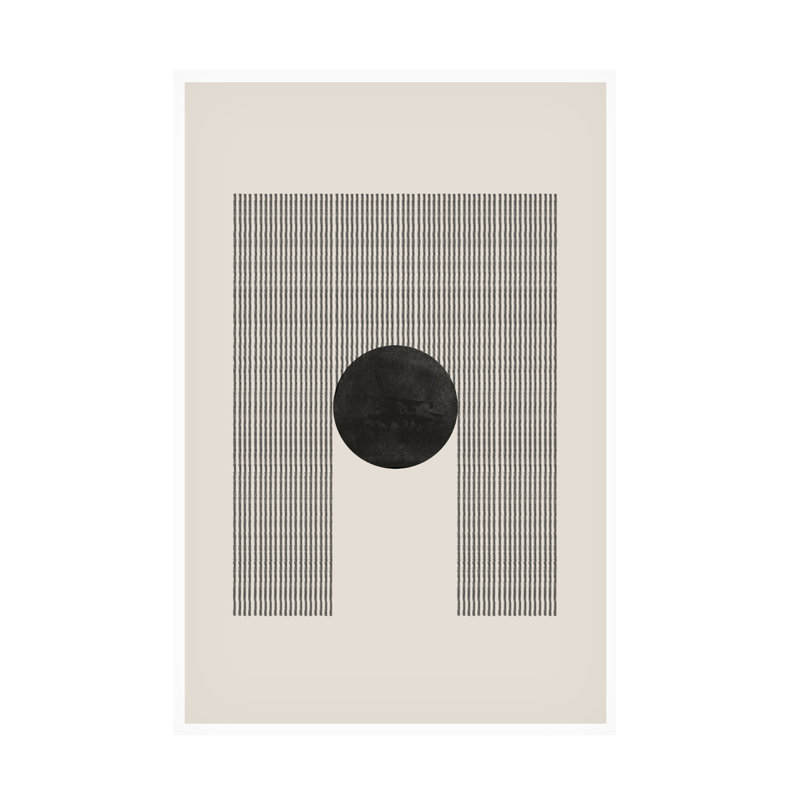 Bab No9 - Impression sur toile tendue, H 19 po x l 12 po x P 2 po
