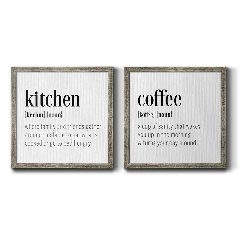 " Kitchen Definition " 2 - Pieces