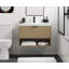 Modo 42" W Wall Mounted Single Bathroom Vanity-957272618-992109400-992109414