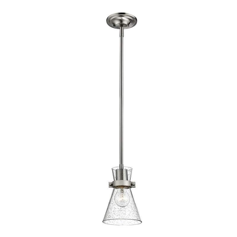 Amelie 1 - Light Brushed Nickel Single Pendant