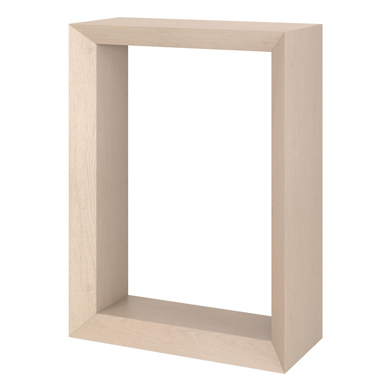 Calaysia Console Table, 76.2cm H x 55.9cm W x 25.4cm D, Alder White