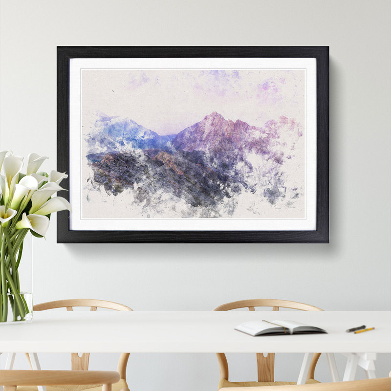 Mountains in Slovakia - Framed Print, Black Framed, 33cm H x 45cm W x 2cm D
