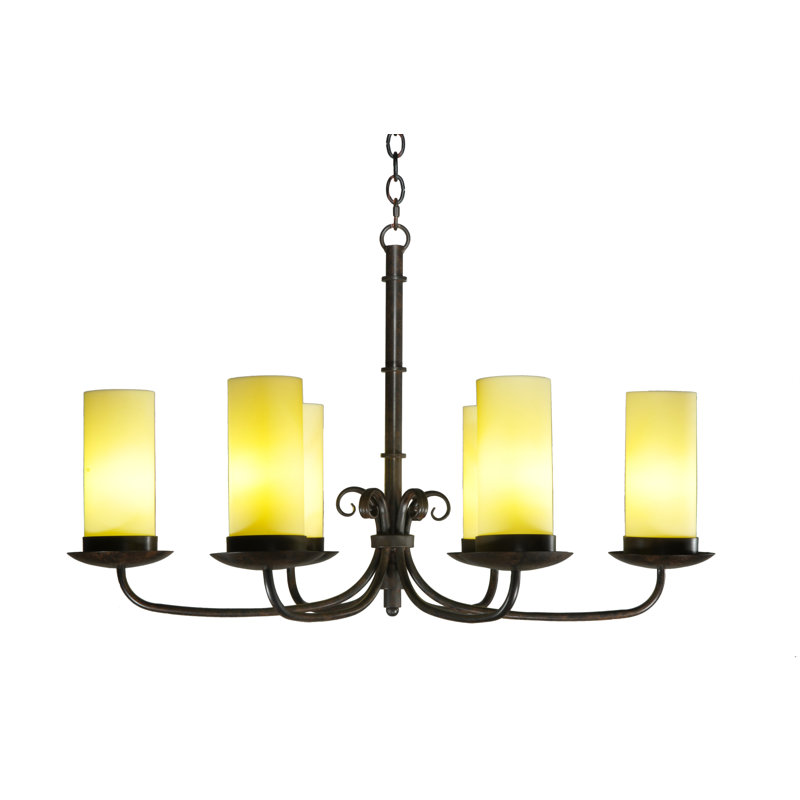 Lustre classique à 6 lumières avec abat-jour Atria