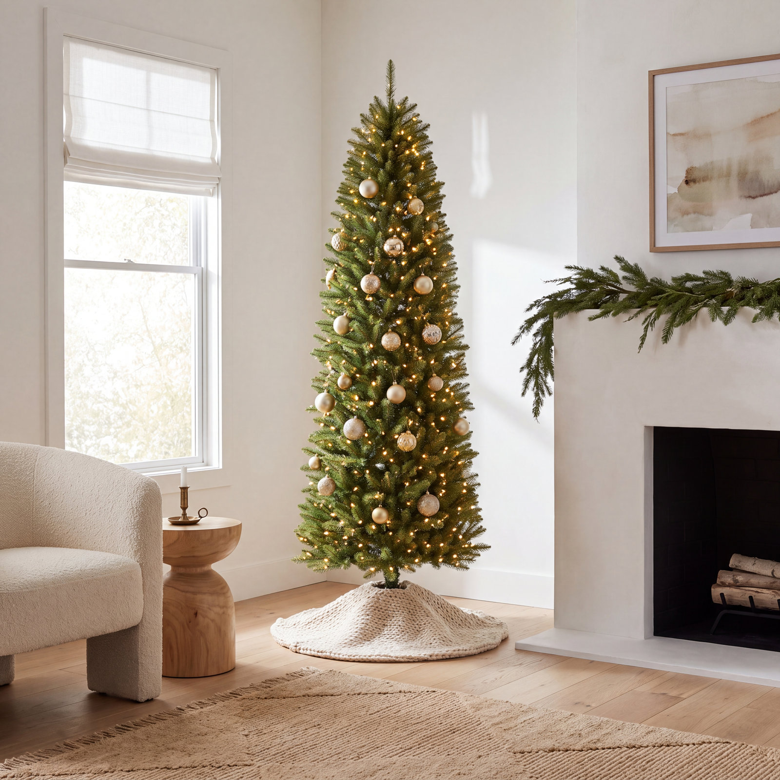 Artificial Christmas Tree, 6' H