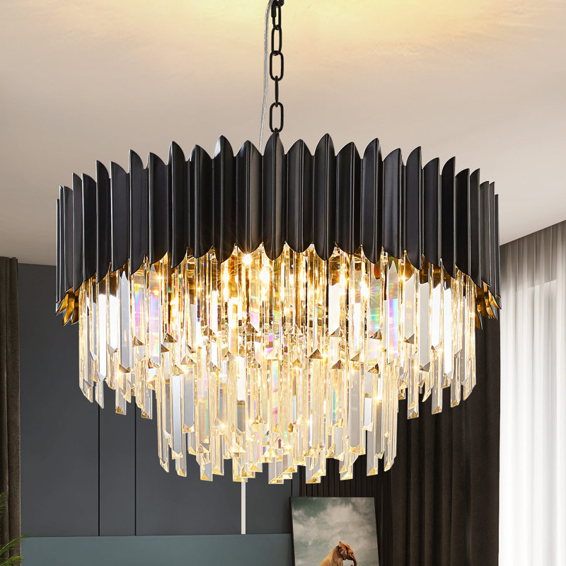 Chandelier, 35cm H x 57cm W x 35cm D, 8, 5