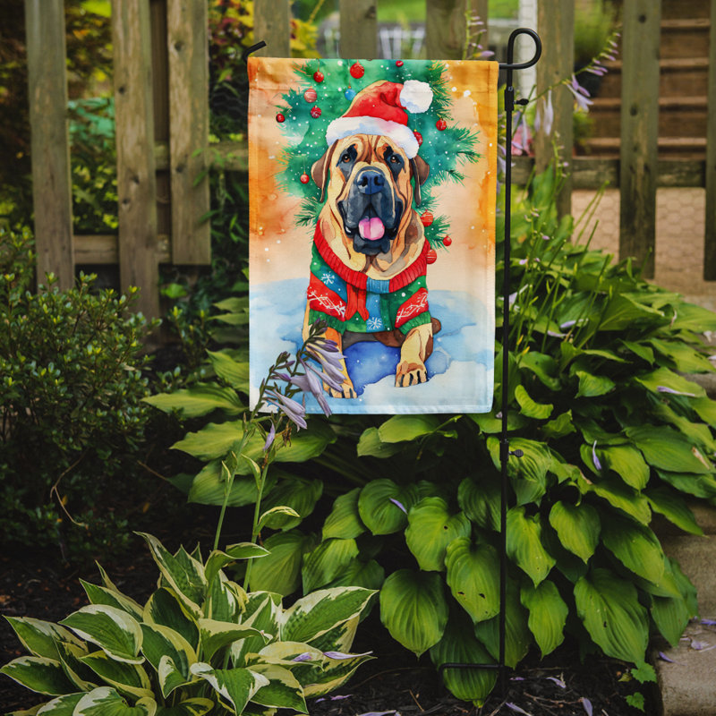 Drapeau de jardin en polyester à 2 faces, H 15,5 po x l 11,25 po