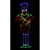 Animated Large Drumming Soldier Holiday Lighted Display