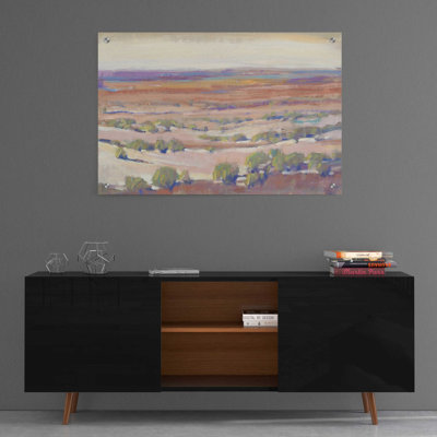 «High Desert Pastels I» par Tim O'Toole, art mural en verre acrylique