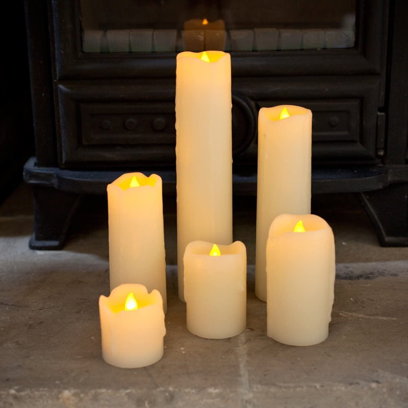 Unscented Flameless Pillar Candle