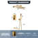 10inch 3 Function Wall Mount Complete Rainfall Shower System with Rough in-Valve