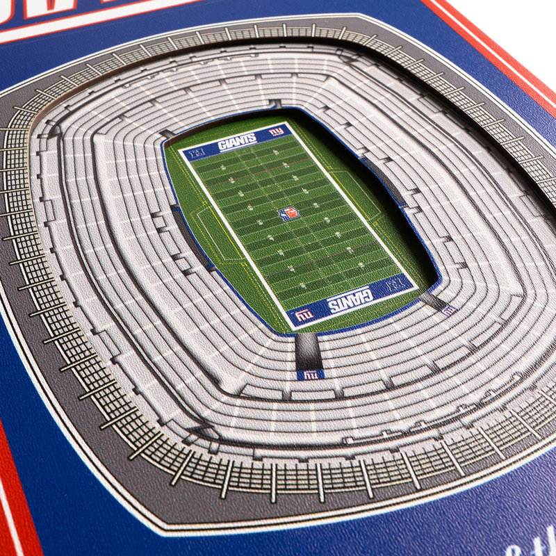 NFL 3D 8x32 Stadiumview Banner, New York Giants