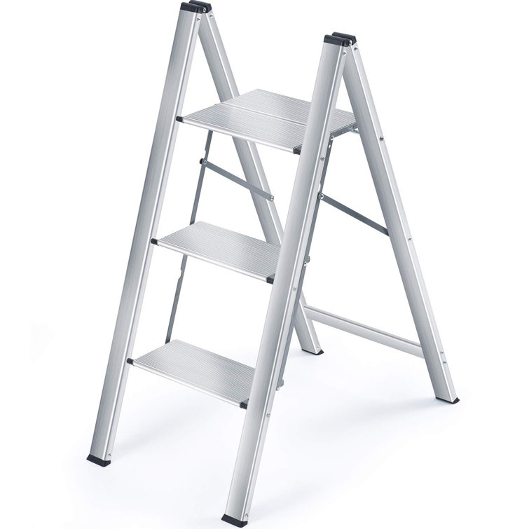 3 - Step Aluminum Folding Step Stool