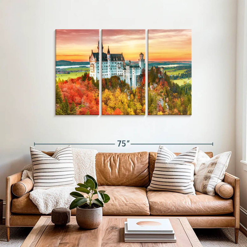 Neuschwanstein, H 36 po x l 57 po
