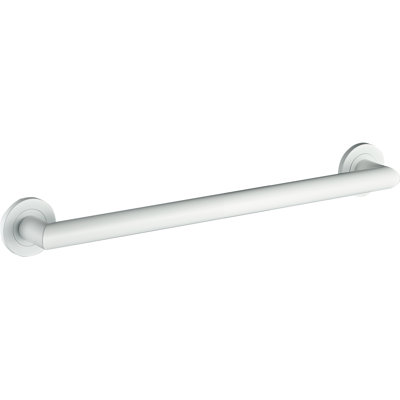 Summit 30" ADA Compliant Brass Grab Bar - Matte White