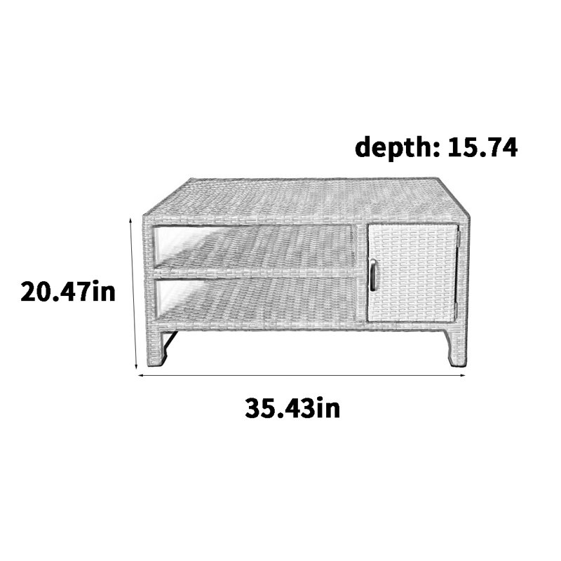 7 Pair Shoe Storage Bench