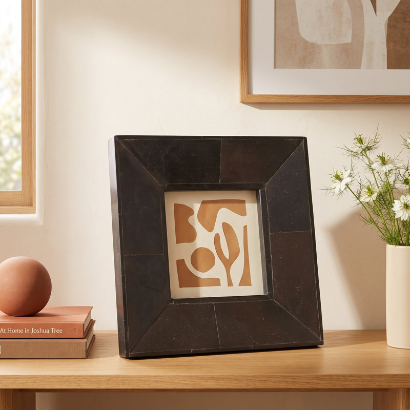 Black Horn Wide Picture Frame