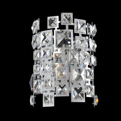 Dolo 1 LT Chrome/Clear Wall Sconce Allegri