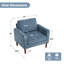 Fauteuil d'appoint 37 po en chenille-1123484374