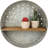 Distressed Wall Shelf, Metal And Wood