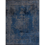 Rapture Gray/Blue Abstract Luxury Area Rug