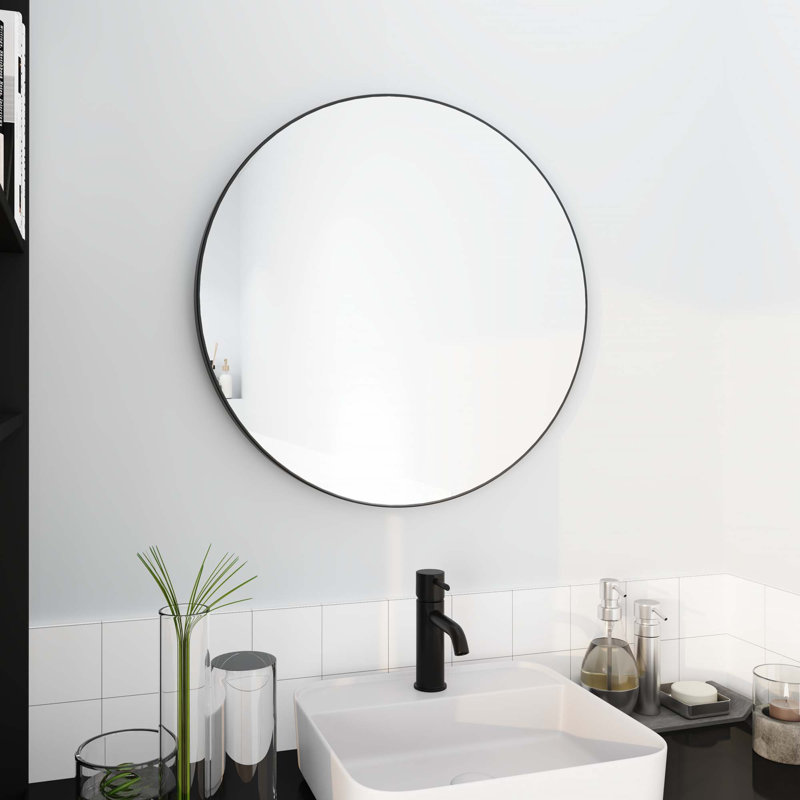 Cadre de salle de bain en aluminium, 32 po x 32 po