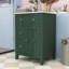 Meuble-lavabo en bois avec lavabo en céramique, 2 tiroirs et tablette réglable-582744257