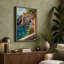 Mediterranean Village Coastal - Wrapped Canvas-1063146135-1063146143