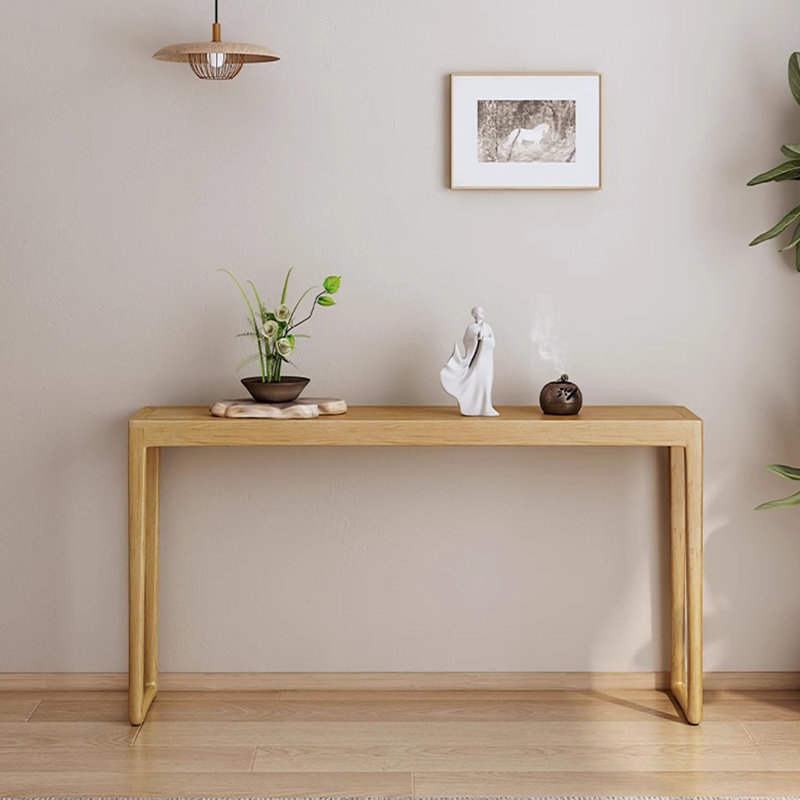 Console simple de style chinois, Burlywood
