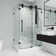 Winslow 48" W x 36" D x 80" H Sliding Frameless Shower Enclosure with 3/8  Clear Glass&Base