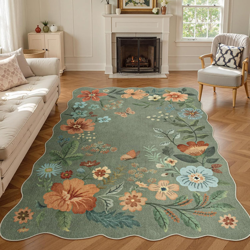 Flower Living Room Carpet