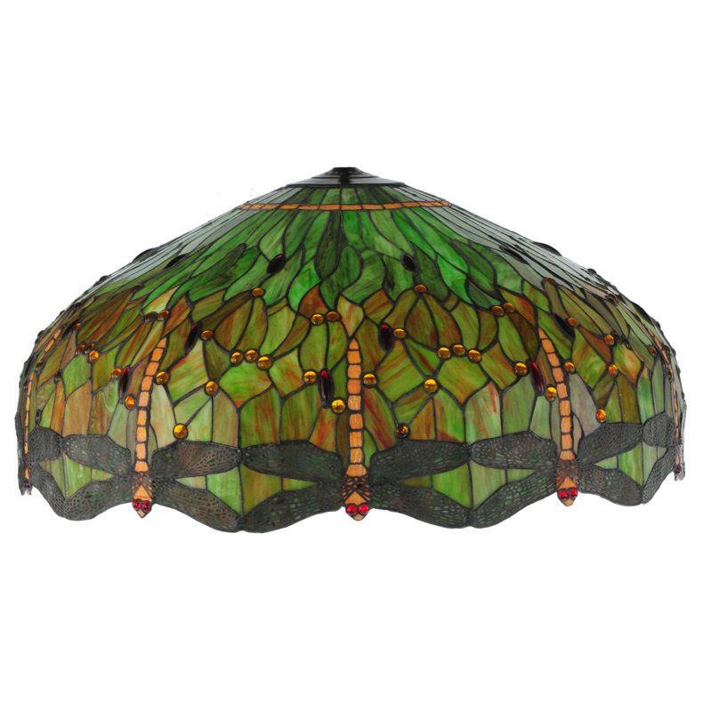 Meyda Tiffany & Stained Glass 18'' H x 38'' W Glass Bowl Lamp Shade
