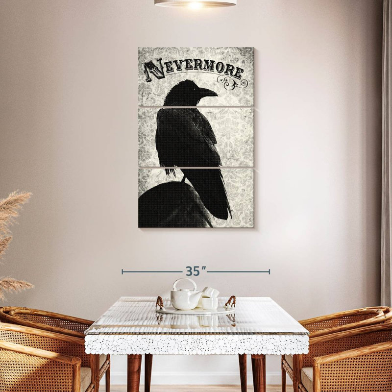 Corbeau Brampt Nevermore, H 45 po x l 28 po