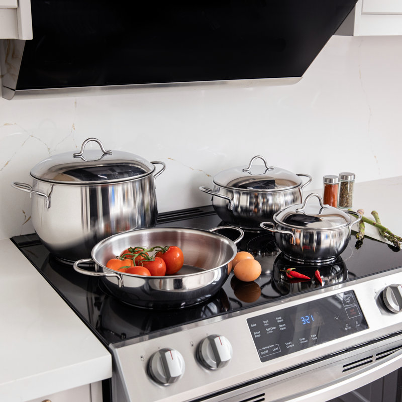 7 - Piece Stainless Steel Cookware Set