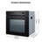 24" Built-in Electric Ovens, Single Wall Oven with 8 Cooking Modes, 108 Smart Menus, 2.5 Cu.f Convection Built-in Oven, Stainless Steel, Touch & Mechanical Knob Controls, Timer, Safety Lock, 3000W240V