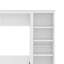 Lit escamotable double avec bureau et bibliothèque-272652364