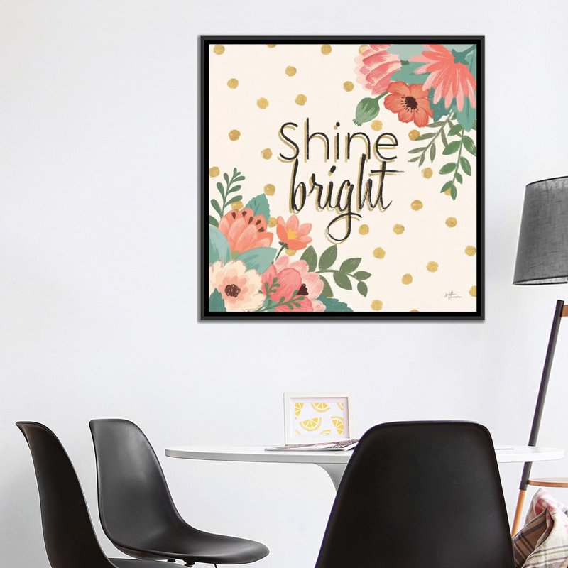 « superbe iv », impression sur toile, H 26 po x l 26 po x P 1,5 po, Toile avec cadre noir, Pas de tapis