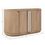 Katsikis 4-Door Demilune Server, Toffee