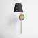 Daphne Plug-in Armed Sconce