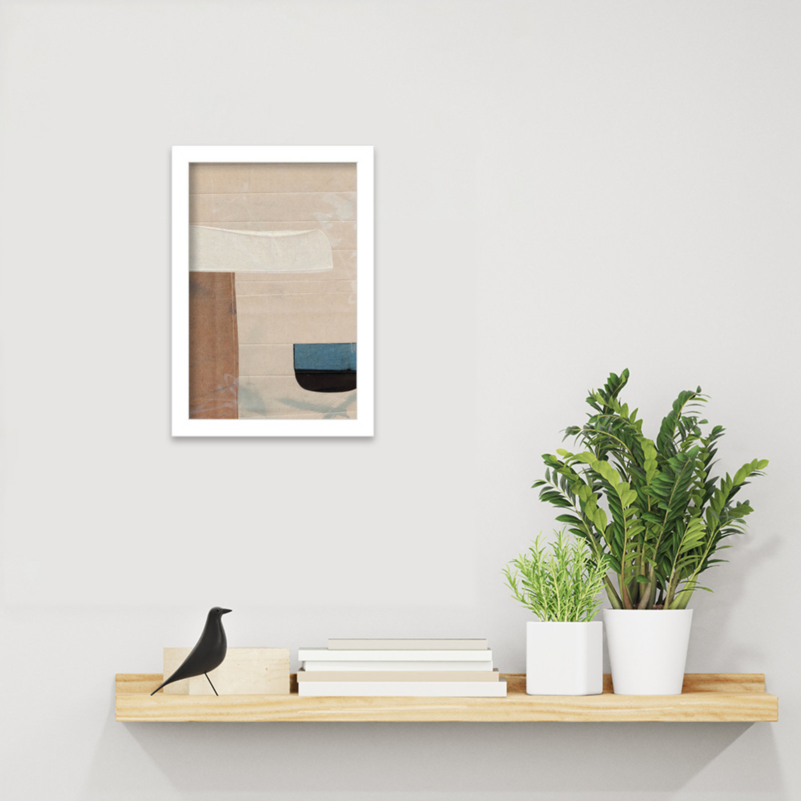Cleve "Sauna Serenity" Print by Dan Hobday, White, 13" H x 9" W