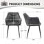 Flagstaff Faux Suede Dining Chair with Arms and Diamond-Lattice Back, Set of 2-299333545