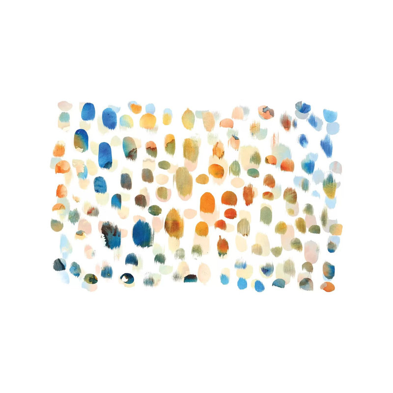 Colour Dabs by PI Galerie - Wrapped Canvas Gallery-Wrapped Canvas Giclée, 66cm H x 101.5cm W