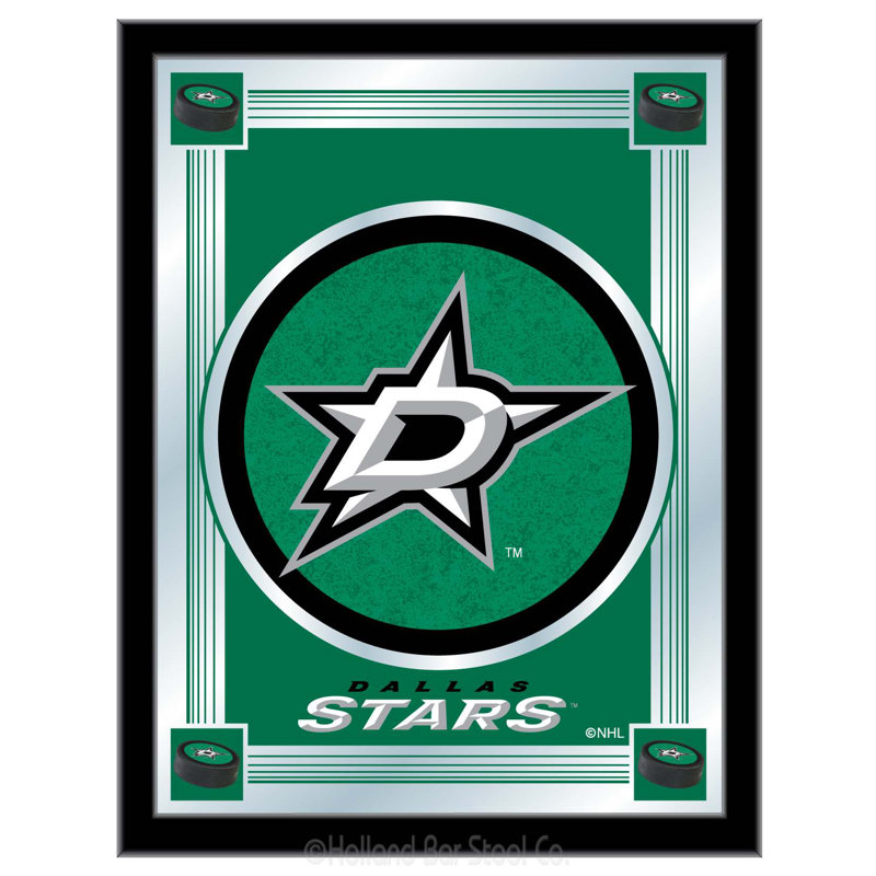 « logo mirror », impression encadrée NHL, Dallas Stars