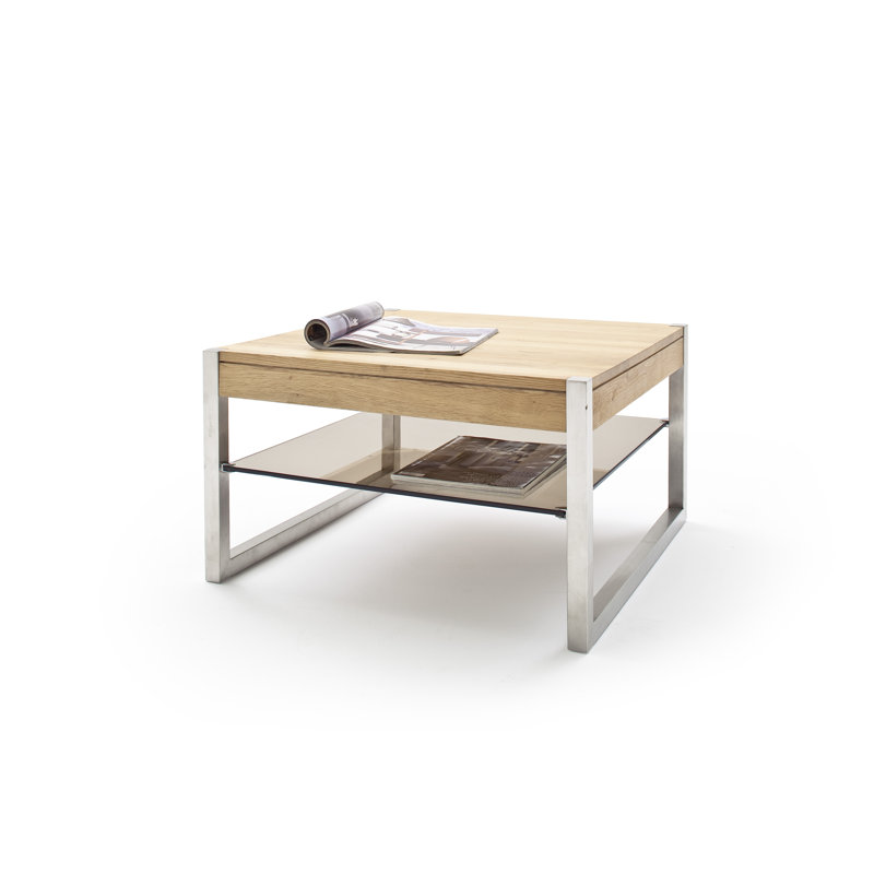 Brightling Coffee Table with Storage, 38cm H x 65cm L x 65cm W