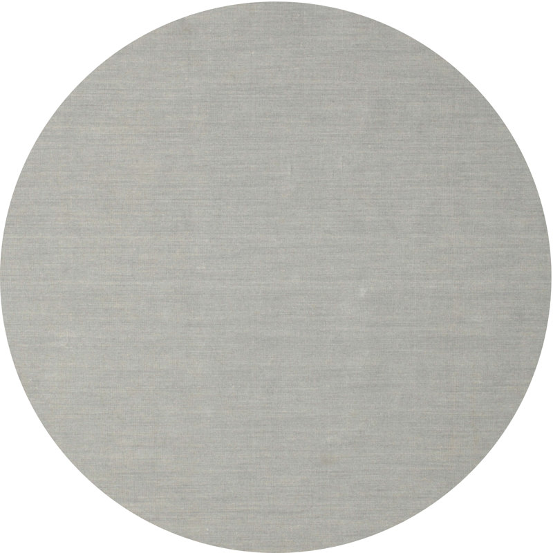 Tapis contemporain gris, Rond 4 pi